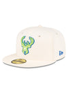 New Era 2023-24 City Edition 59Fifty Icon Milwaukee Bucks Fitted Hat- angled left 