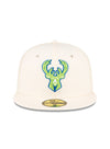 New Era 2023-24 City Edition 59Fifty Icon Milwaukee Bucks Fitted Hat- front 