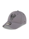 New Era 9Forty Waxed Cotton Milwaukee Bucks Adjustable Hat-angled left