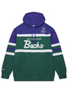 Mitchell & Ness HWC '93 Coach Vintage Milwaukee Bucks Hooded Sweatshirt-front 