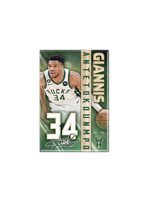 Wincraft Giannis Antetokounmpo Milwaukee Bucks Magnet- front