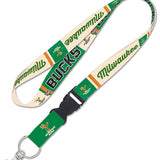 Wincraft HWC '68 Script Milwaukee Bucks Lanyard