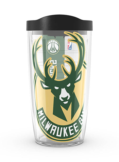 Logo Brands 20oz Vertical Cove Teal Milwaukee Bucks Tumbler