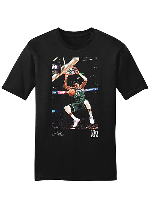 Jordan / Men's Milwaukee Bucks Giannis Antetokounmpo #34 Black Dri-FIT  Swingman Jersey