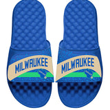 ISlide 2023-24 City Edition Mantra Milwaukee Bucks Sandals