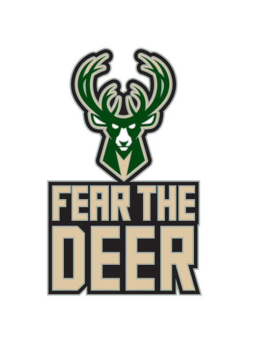 Pro Specialties Group Icon Fear The Deer Milwaukee Bucks Pin