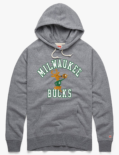 Homage HWC '68 Grey Milwaukee Bucks Hooded Sweatshirt