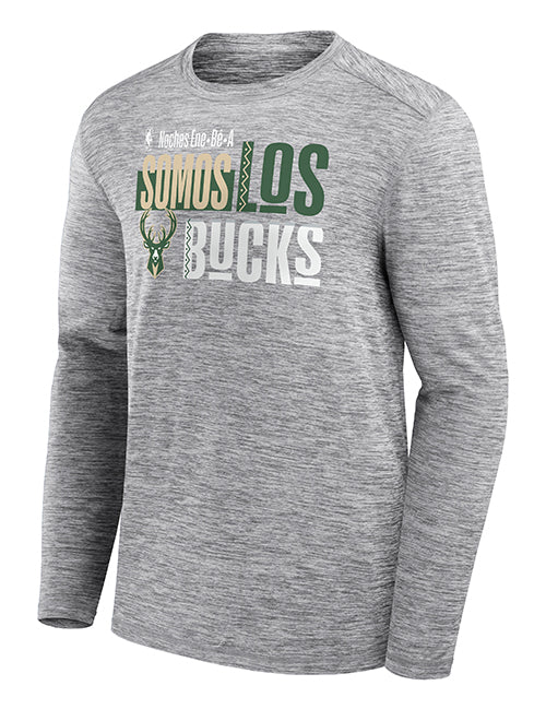 Fanatics Warmup On-Court Noches 2024 Long Sleeve T-Shirt-front