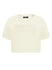 Women's Pro Standard Neutral Cream Boxy Cropped Milwaukee Bucks T-Shirt-front 