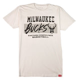 Sportiqe Bingham Milwaukee Bucks Logo Conference T-Shirt-front