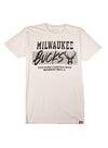 Sportiqe Bingham Milwaukee Bucks Logo Conference T-Shirt-front