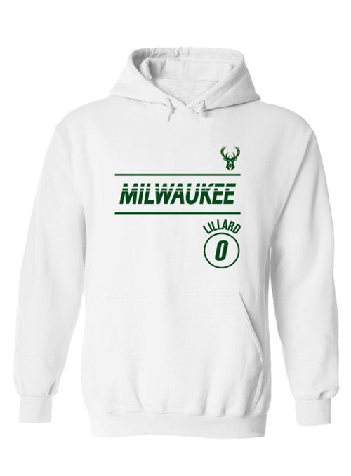 Unisex Milwaukee Bucks Damian Lillard Nike White Fear The Deer