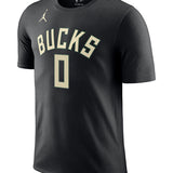 Jordan 2022 Statement Edition Damian Lillard Milwaukee Bucks T-Shirt-front 