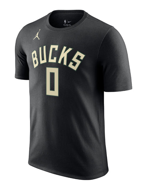 Jordan 2022 Statement Edition Damian Lillard Milwaukee Bucks T-Shirt-front 