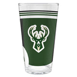 Great American Products 16oz Cool Vibes Milwaukee Bucks Pint Glass- front  