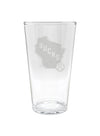 Great American Products 16oz State Logo Milwaukee Bucks Pint Glass