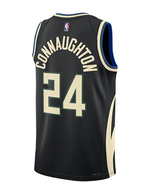 Jordan 2022 Statement Edition Pat Connaughton Milwaukee Bucks Swingman Jersey-back 