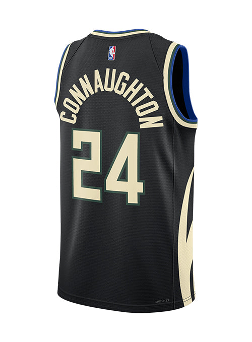 Jordan 2022 Statement Edition Pat Connaughton Milwaukee Bucks Swingman Jersey-back 