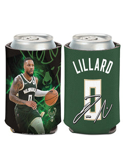 Wincraft Damian Lillard Milwaukee Bucks Koozie