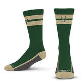 For Bare Feet Milwaukee Bucks Double Stripe Tube Socks