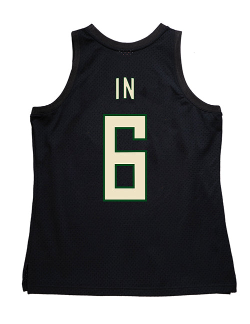 Bucks In Six x Mitchell & Ness Milwaukee Bucks Swingman Jersey-back 