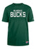 New Era Wordmark Front Milwaukee Bucks T-Shirt-front