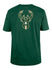 New Era Wordmark Front Milwaukee Bucks T-Shirt-back