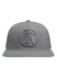 Pro Standard Neutral Grey Wool Milwaukee Bucks Snapback Hat-front