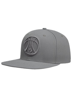 Pro Standard Neutral Grey Wool Milwaukee Bucks Snapback Hat-angled left