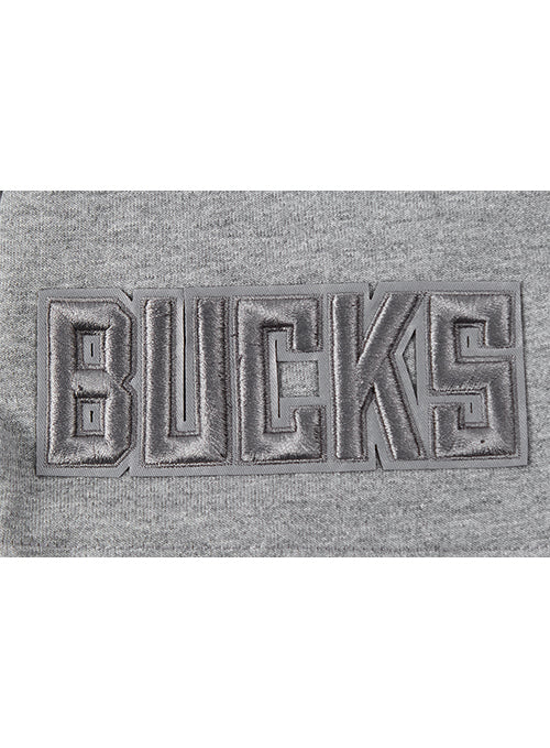 Pro Standard Neutral Grey Milwaukee Bucks T-Shirt-sleeve 