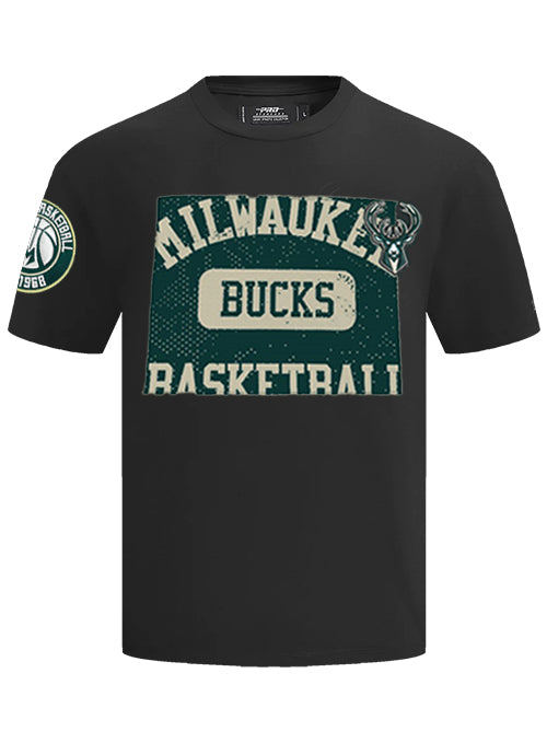 Pro Standard Made To Play Black Milwaukee Bucks T-Shirt-front