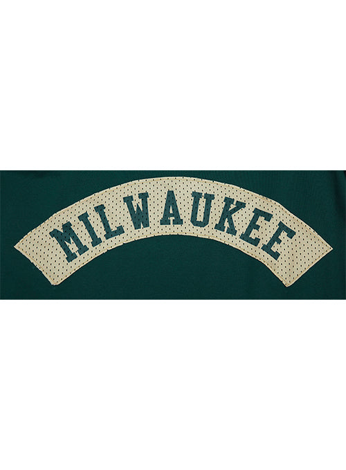 Pro Standard Made To Play Green Milwaukee Bucks T-Shirt- back graphic 