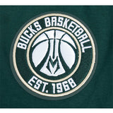 Pro Standard Green Milwaukee Bucks Short Sleeve Jacket-sleeve patch 