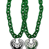 Aminco Double Sided Icon Logo Milwaukee Bucks Fan Chain