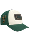 Pro Standard Club Member Badge Milwaukee Bucks Snapback Hat-angled right 