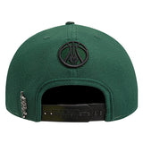 Pro Standard Club Member Badge Milwaukee Bucks Snapback Hat-back 