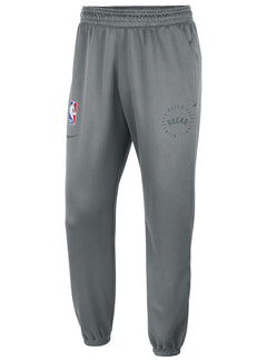 Nike On-Court Showtime 24 Grey Milwaukee Bucks Jogger Sweatpants-front