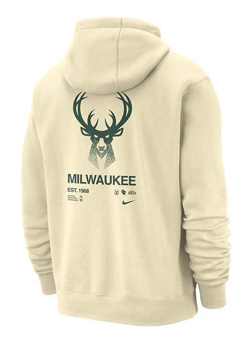 Nike Courtside Club Milwaukee Bucks Hooded Sweatshirt-back 