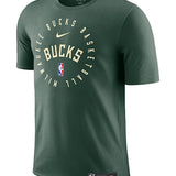 Nike On-Court Legend Practice Fir Milwaukee Bucks T-Shirt-front