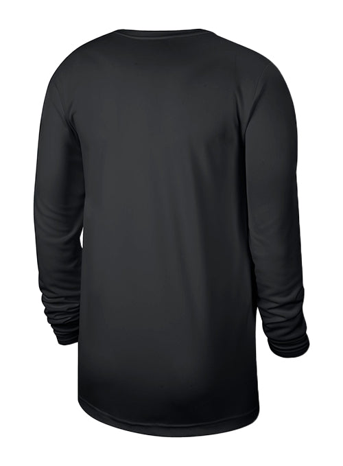 Nike On-Court Legend Practice Black Milwaukee Bucks Long Sleeve T-Shirt-back