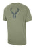 Jordan Courtside Statement Olive Milwaukee Bucks T-Shirt-back