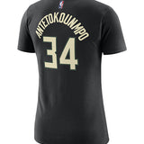 Women's Jordan 2022 Statement Edition Giannis Antetokounmpo Milwaukee Bucks T-Shirt-back