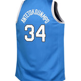 Youth Nike Giannis Antetokounmpo 2024 Greece Olympic Swingman Jersey-back