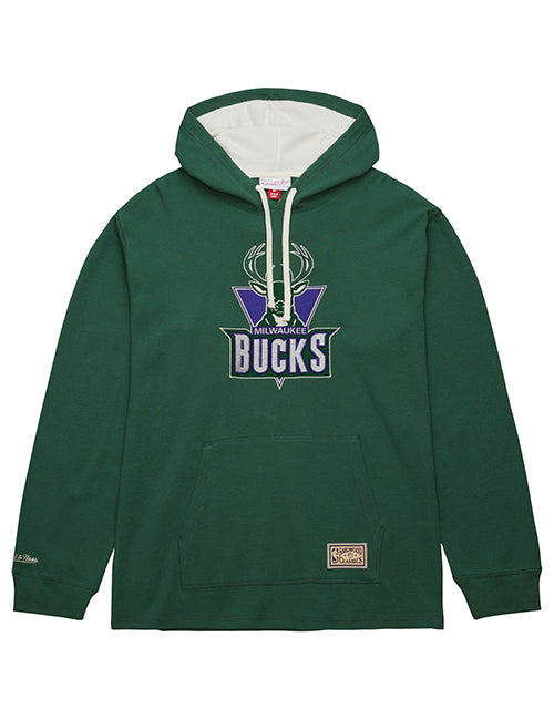 Mitchell & Ness HWC '93 Lightweight Thermal Milwaukee Bucks Hoodie-front