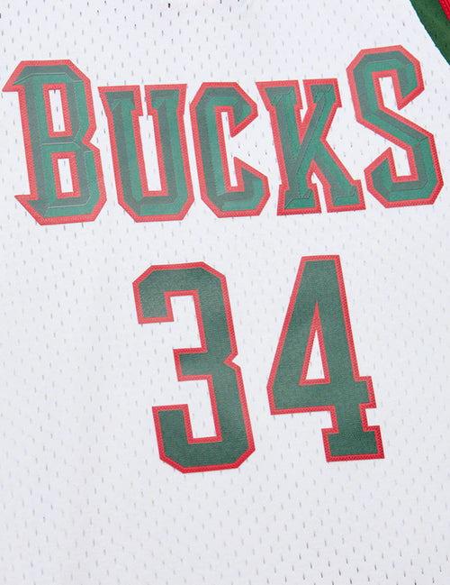 Mitchell & Ness HWC '13 Giannis Antetokounmpo Milwaukee Bucks Swingman Jersey-front