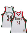 Mitchell & Ness HWC '13 Giannis Antetokounmpo Milwaukee Bucks Swingman Jersey-collage