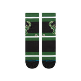 Stance Prep Milwaukee Bucks Crew Socks-front