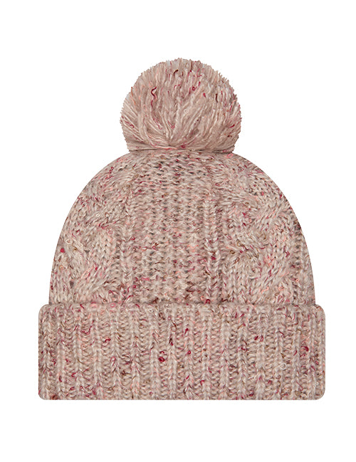 Women's New Era Trendy Pom Milwaukee Bucks Knit Hat-back