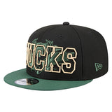 Youth New Era 9Fifty Splatter Milwaukee Bucks Snapback Hat