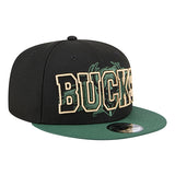 Youth New Era 9Fifty Splatter Milwaukee Bucks Snapback Hat